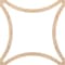 Ekena Millwork 23 38W x 23 38H x 14T Small Lilley Decorative Fretwork Wood Ceiling Panels, Red Oak CELW23X23X0250LEYRO - alternate 9